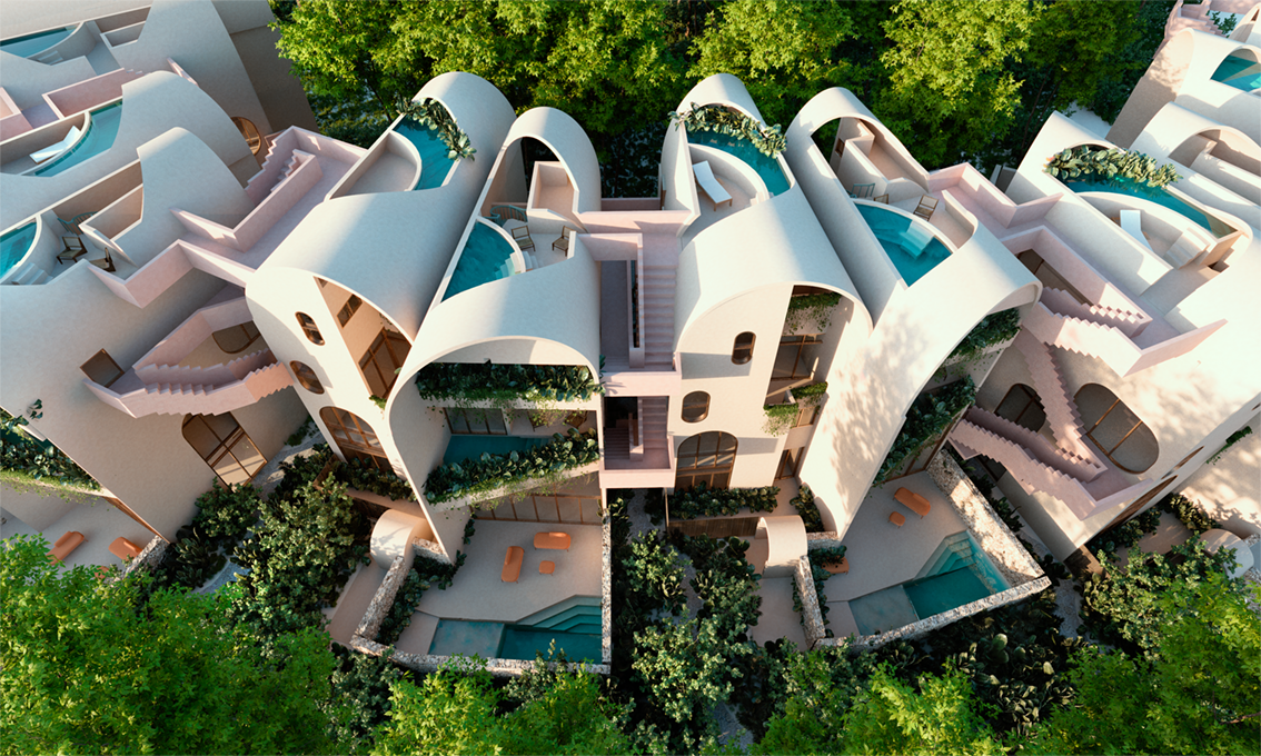 Eden Tulum Vista Aerea Fachada Exterior copy